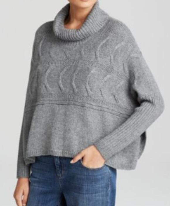 Eileen Fisher Sweaters - Eileen Fisher Sweater Alpaca Silk Turtleneck Boxy Oversized Small